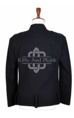 Black Wool Montrose Doublet Jacket