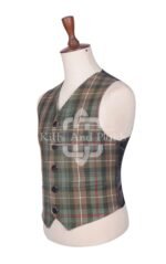 Maple Leaf Tartan Argyll Waistcoat