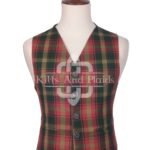 Maple Leaf Tartan Argyll Waistcoat