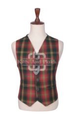 Maple Leaf Tartan Argyll Waistcoat