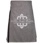 Men's Outfit Grey Tweed 8 yard Kilt