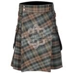 Black Watch Weathered Tartan Utility Kilt