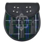 Blue Douglas Tartan Sporran