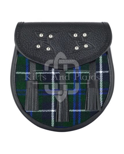 Blue Douglas Tartan Sporran