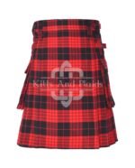 Cameron Red Black Utility Kilt