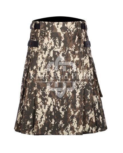 Digital Camo Utility Cotton Kilt
