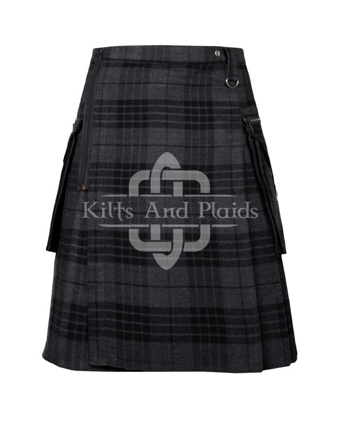 Gray Watch Gothic Kilt Chain Wali
