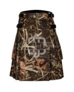 Jungle Camo Utility Cotton Kilt