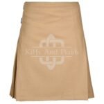 Khaki Wool 8 Yard Kilt