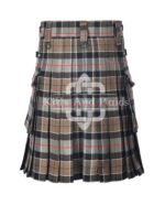 Leslie Weathered Tartan Utility Kilt