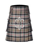 Leslie Weathered Tartan Utility Kilt