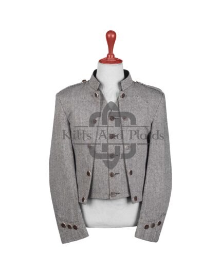 Men's Outfit Grey Tweed Jacket and Waistcoat