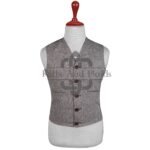 Men's Outfit Grey Tweed Waistcoat