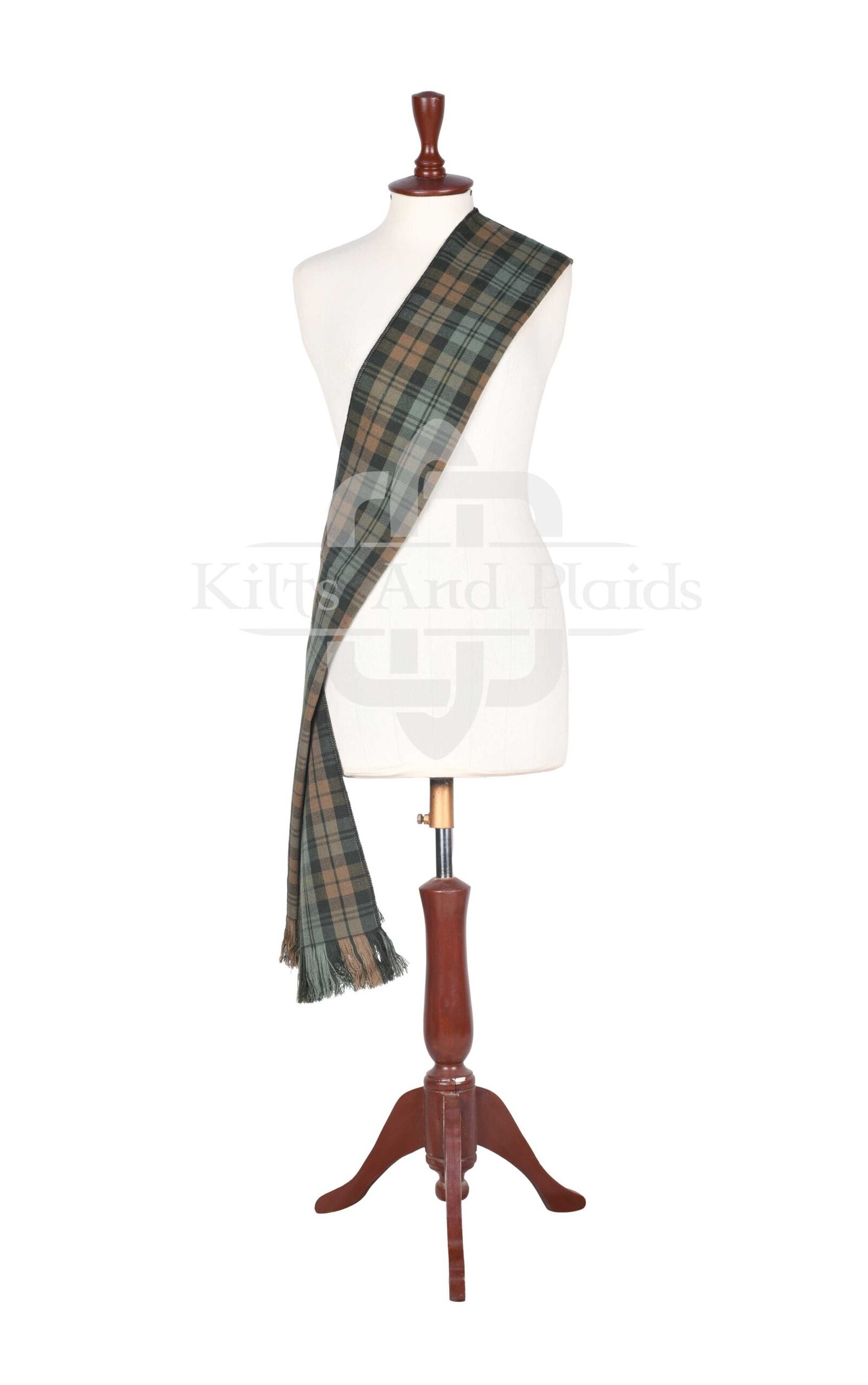 Women Tartan Black Watch Weathered Sashes