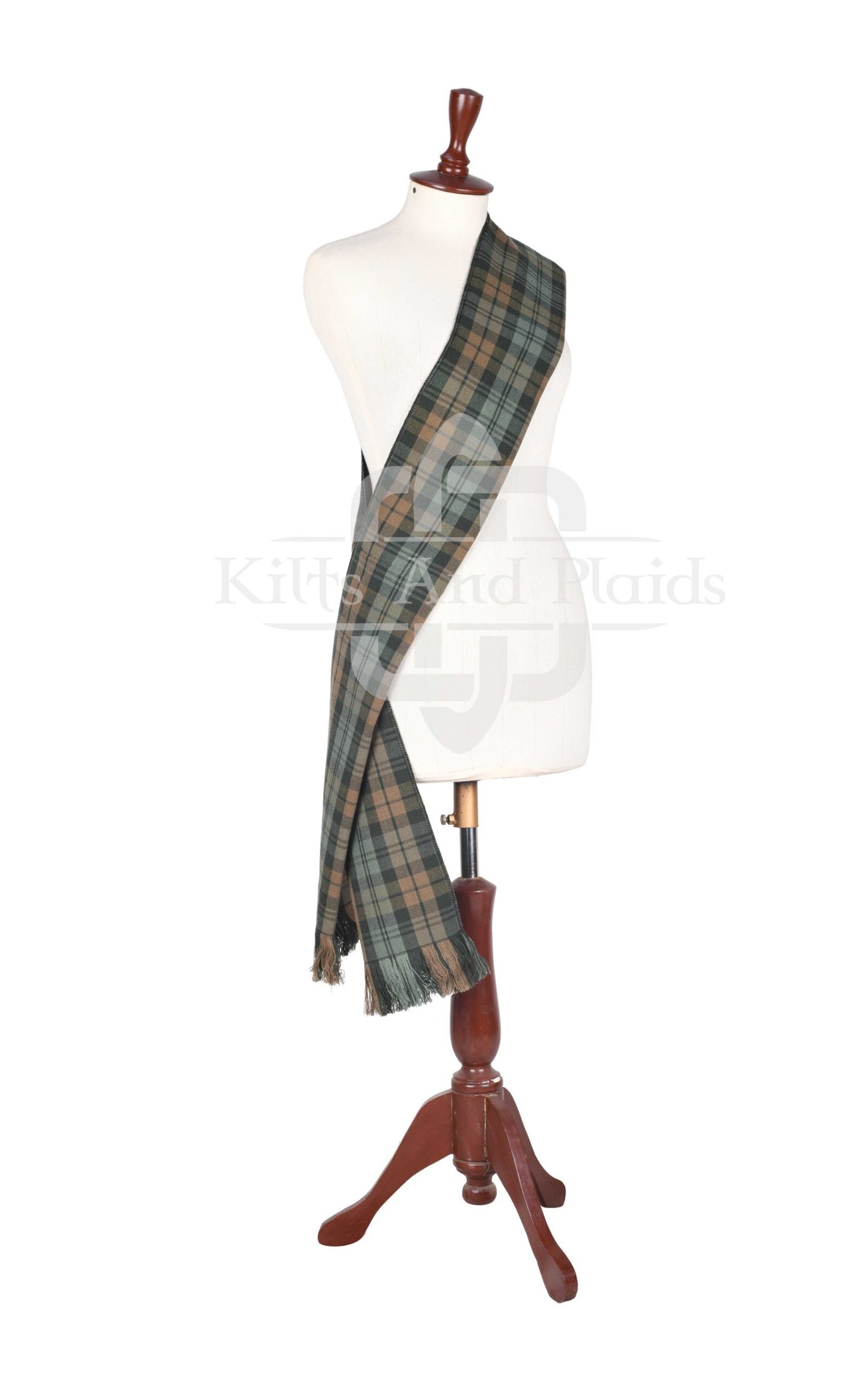 Women Tartan Black Watch Weathered Sashes