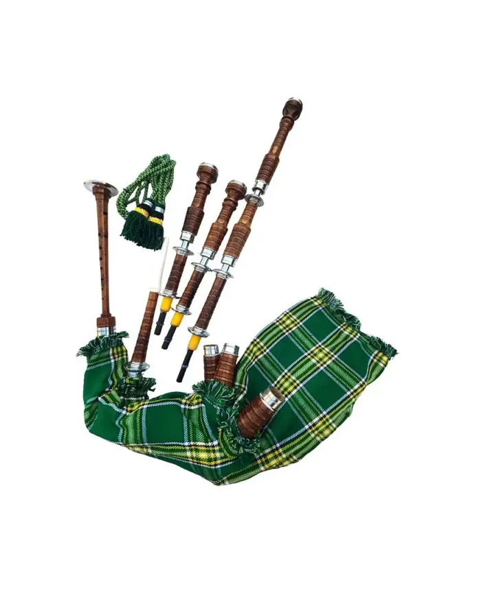 Great Highland Scottish Bagpipes Silver Mounts