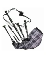 Highland Bagpipe Scottish Silver Mounts