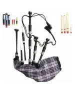 Highland Bagpipe Scottish Silver Mounts