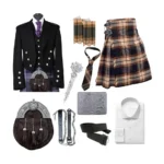 Men’s Prince Charlie Traditional Kilt Set