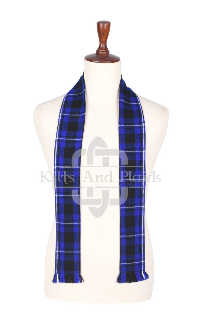 Men's Tartan Scarf Ramsey Blue