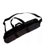 Scottish Bagpipe Silver Plain Mounts Black Finish Highland