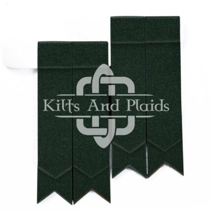 Solid Green Tartan Flashes