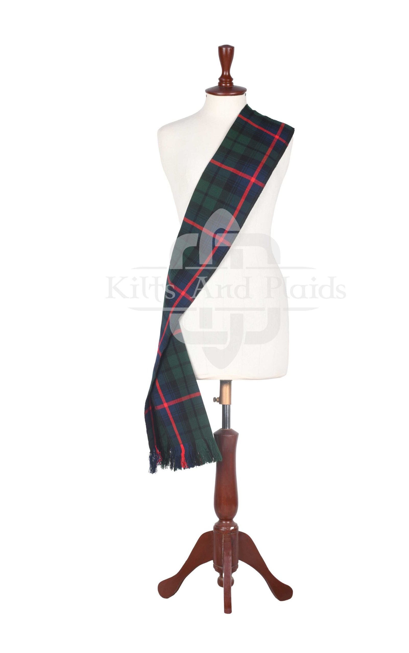 Women Tartan Urquhart Broad Red Sashes