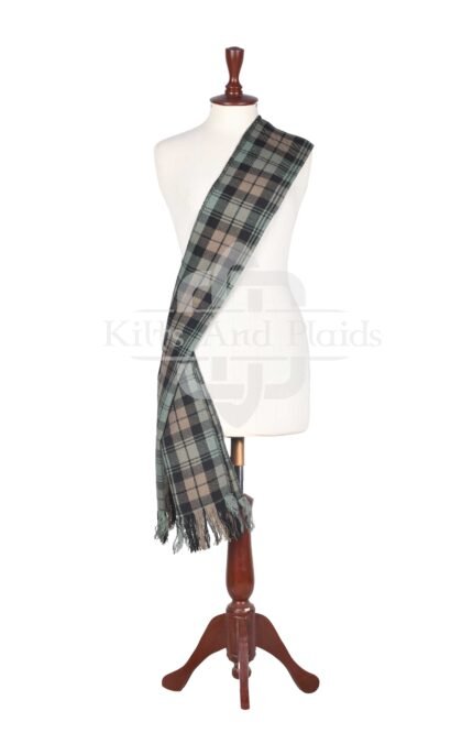 Women Tartan Black Watch Weathered Sashes