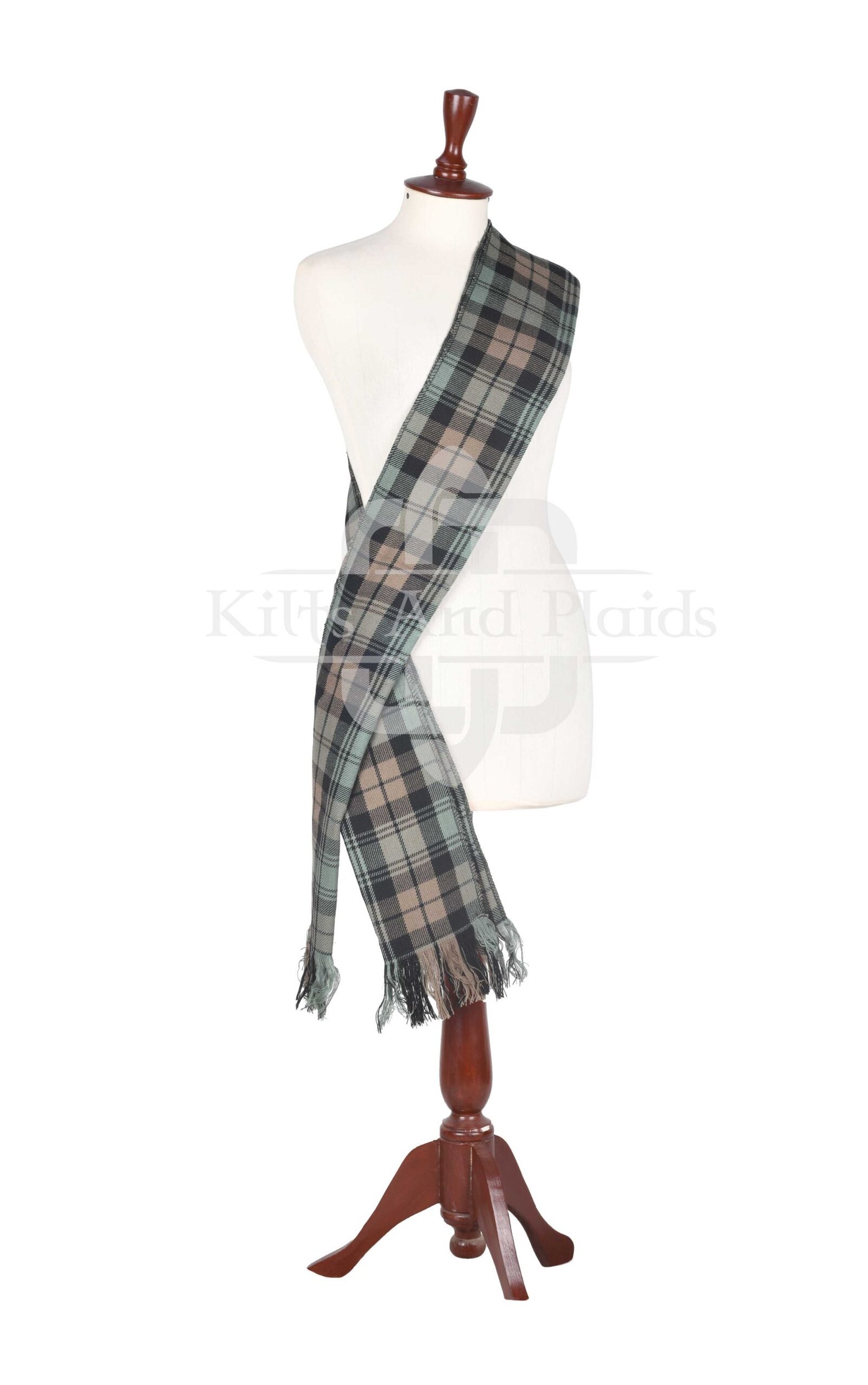 Women Tartan Black Watch Weathered Sashes