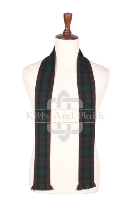 Men's Tartan Scarf Brown Watch
