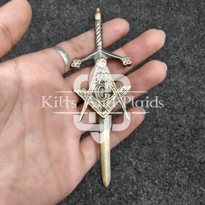 Masonic Scottish kilt pin