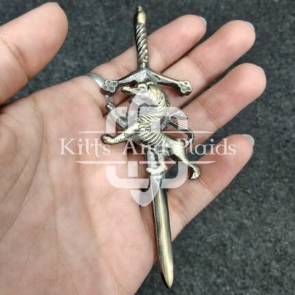 Rampant Lion Scottish kilt pin