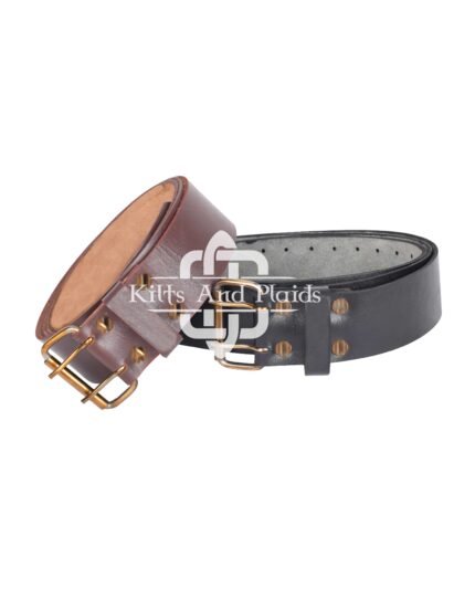Scottish Handmade Leather Kilt Belt