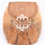 Brown Leather Real Fur Sami Dress Sporran