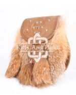 Brown Leather Real Fur Sami Dress Sporran