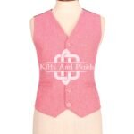 Women's Pink Tweed Jacket and waistcoat