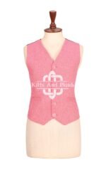 Women's Pink Tweed Jacket and waistcoat