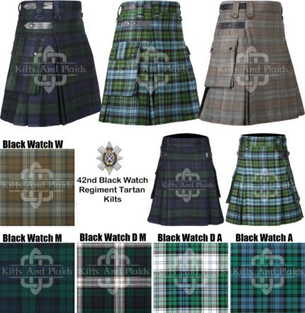 Black Watch Tartan Utility Kilt