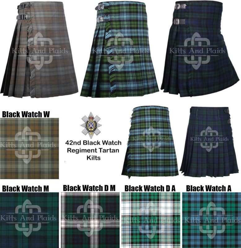 Black Watch Tartan 8 Yard Kilt