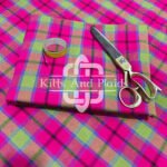 Scottish tartan fabric