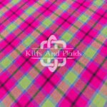 Scottish tartan fabric