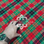 Scottish tartan fabric