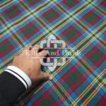 Scottish tartan fabric