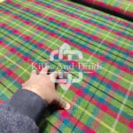 Scottish tartan fabric