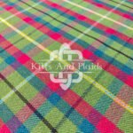 Scottish tartan fabric