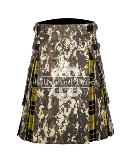 Digital Camo Macleod of Lewis Tartan Hybrid Kilt