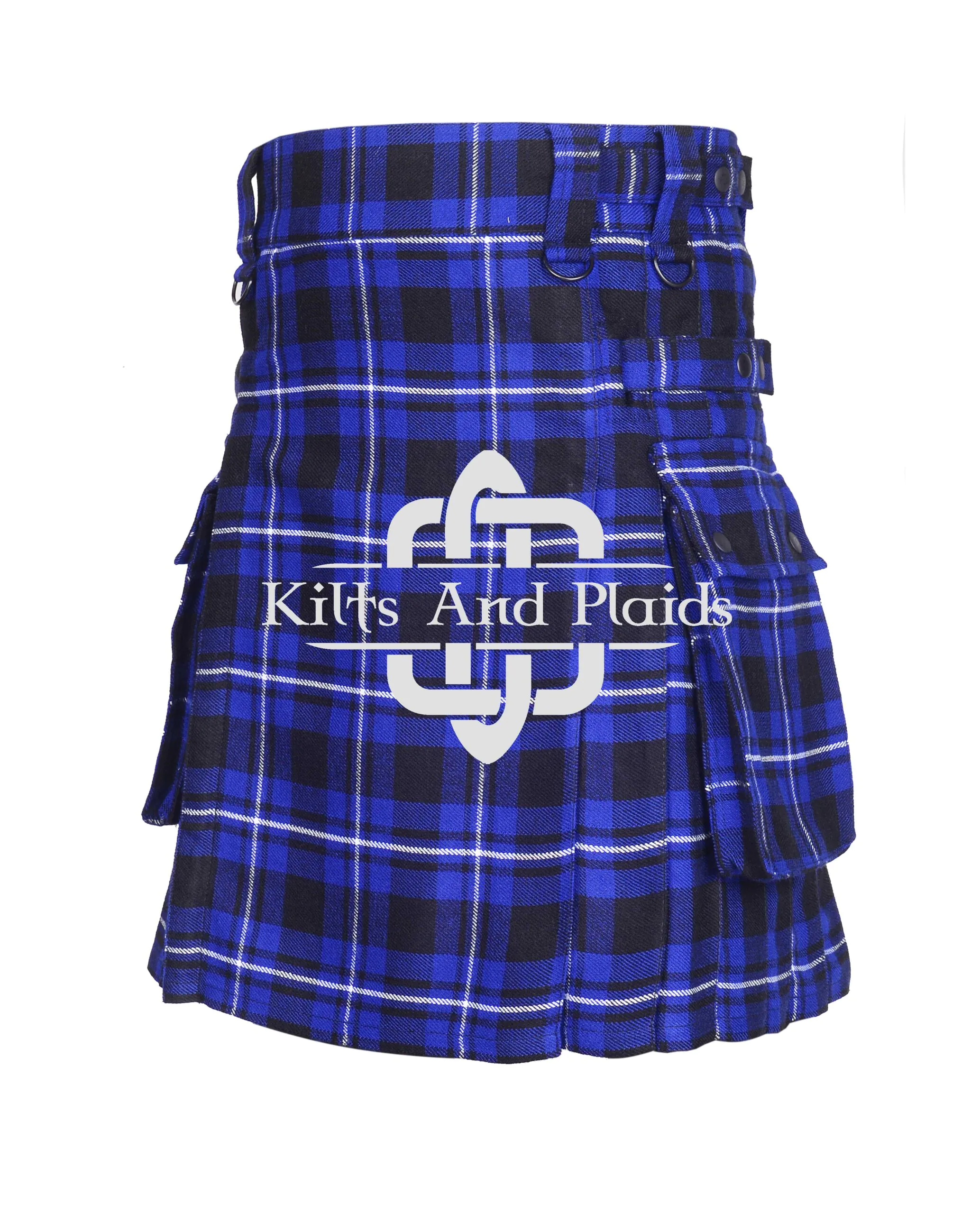 Ramsey Blue Tartan Utility Kilt