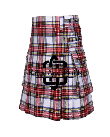 Stewart Dress Tartan Utility Kilt