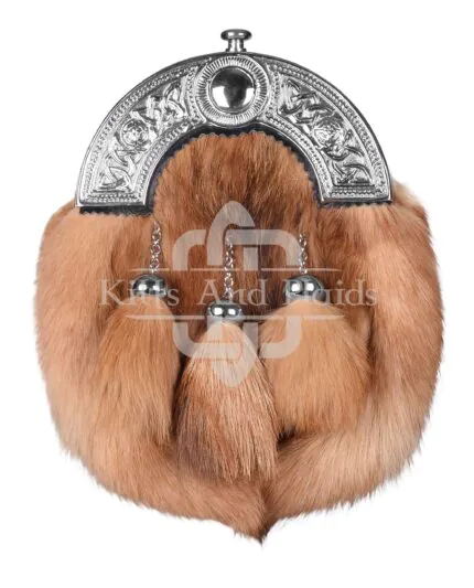 Regular Cantle Red Fox Fur Sporran