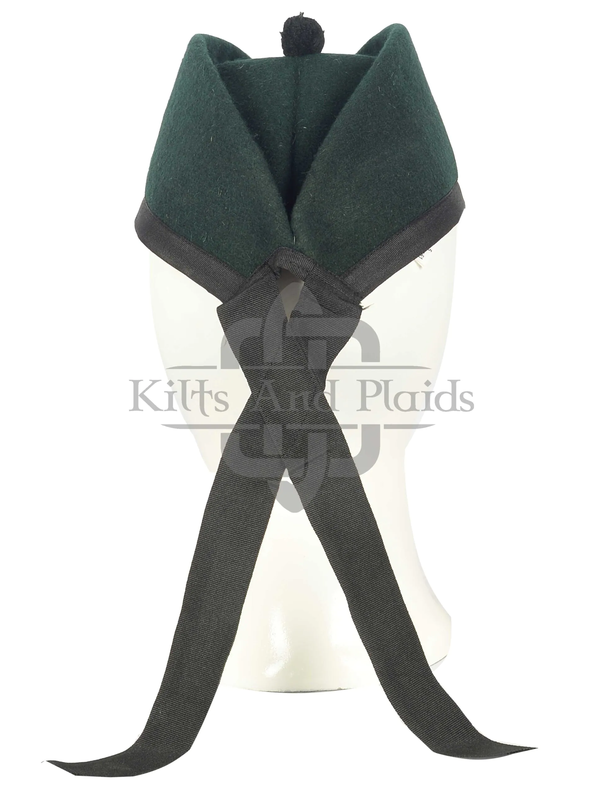 Plain Green Glengarry Cap - Image 3
